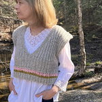 Kulipa Slipover Vest Knitting Pattern.